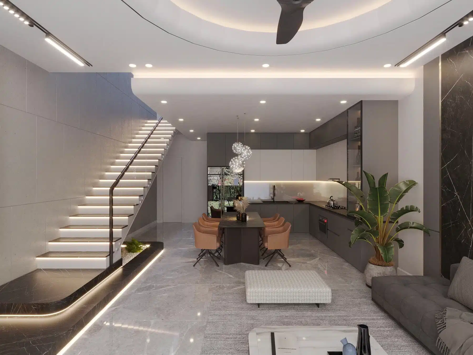 Thiết kế nhà phố hiện đại